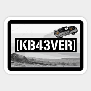 Gymkhana JUMP GDB JDM Rally Cross WRC Car 43 block 43ver KBR43VER Sticker